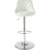 bandon white bar stool   