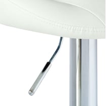 bandon white bar stool   