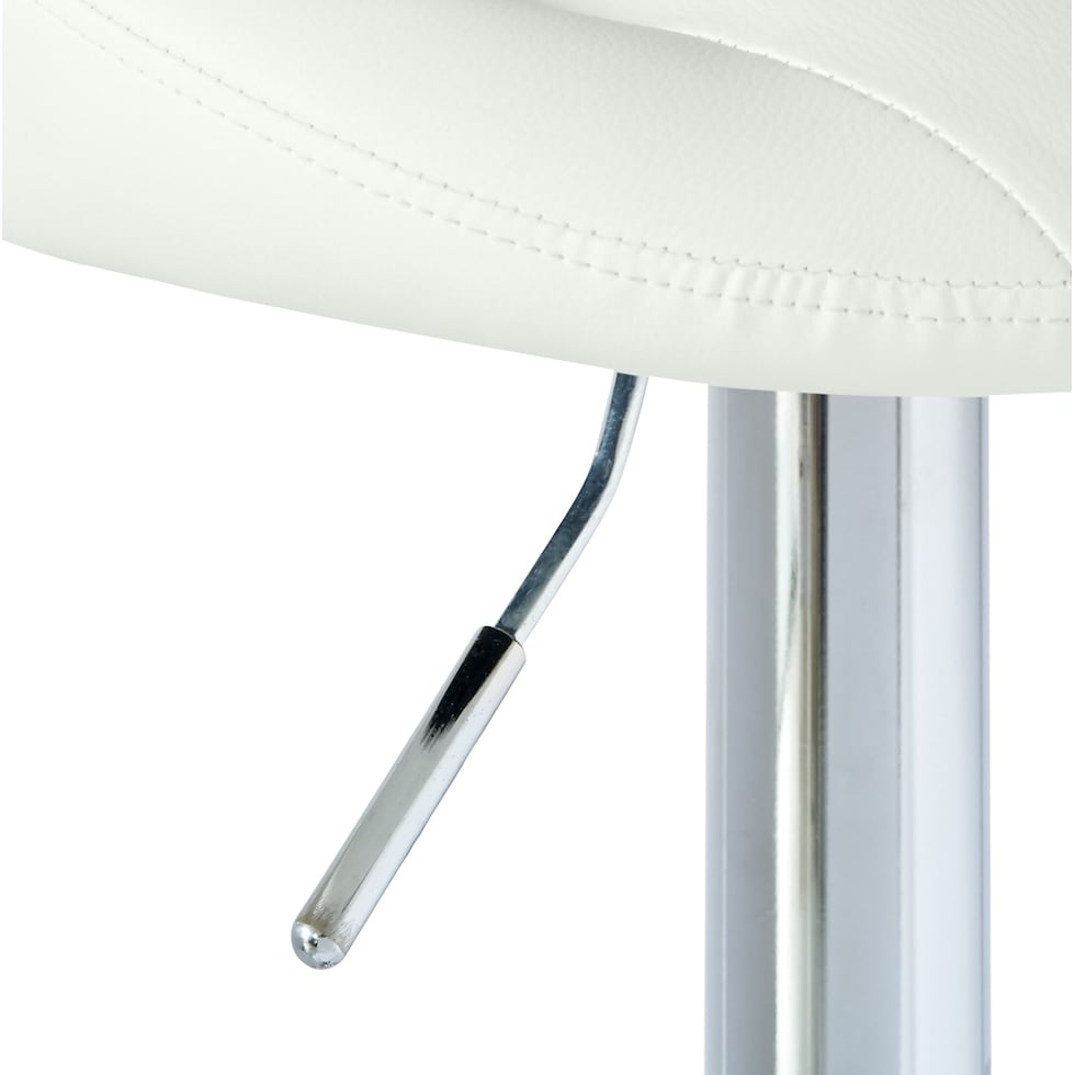 bandon white bar stool   