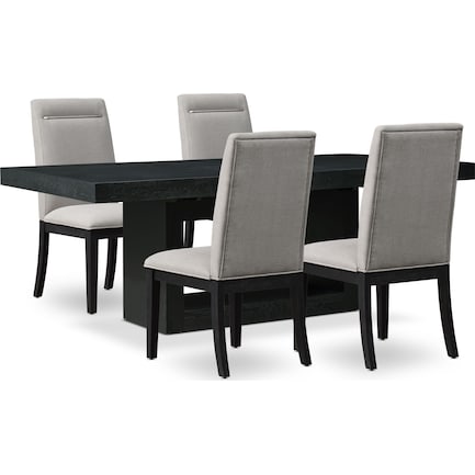 Banks Dining Table with 4 Chairs