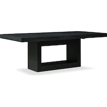 banks black dining table   