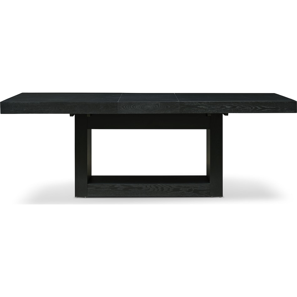 banks black dining table   