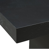banks black dining table   