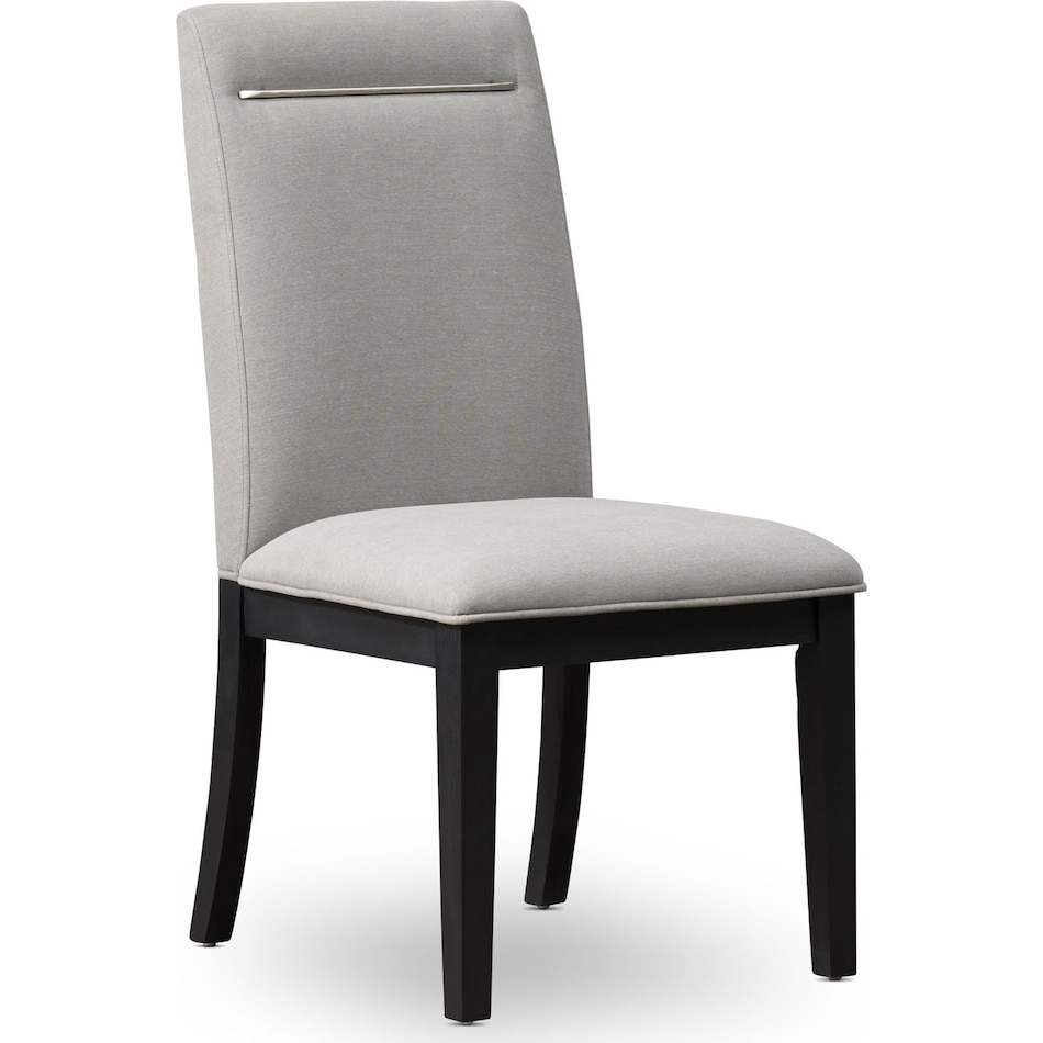 banks gray dining chair   