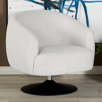 barbara neutral swivel chair   