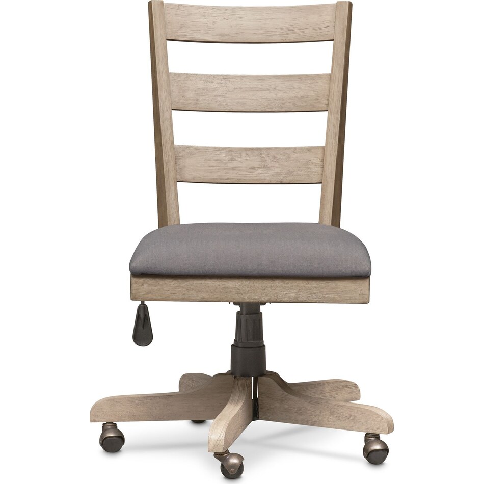 barclay gray office chair   