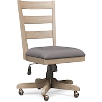 barclay gray office chair   