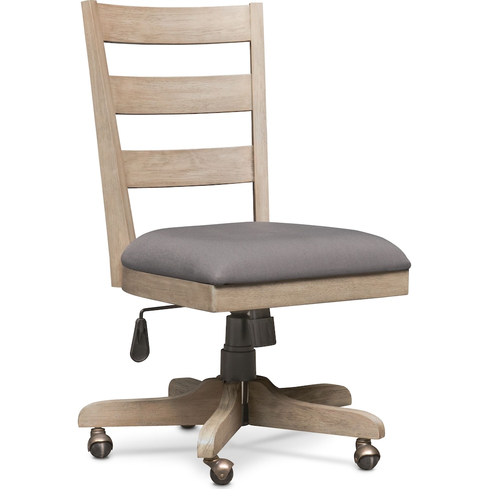 barclay gray office chair   