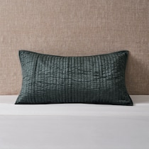 bari bay green pillow sham   