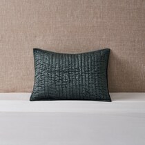 bari bay green pillow sham   