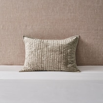bari beige pillow sham   