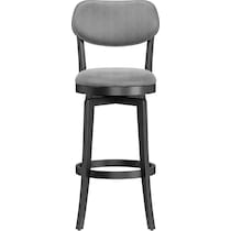 bari black bar stool   