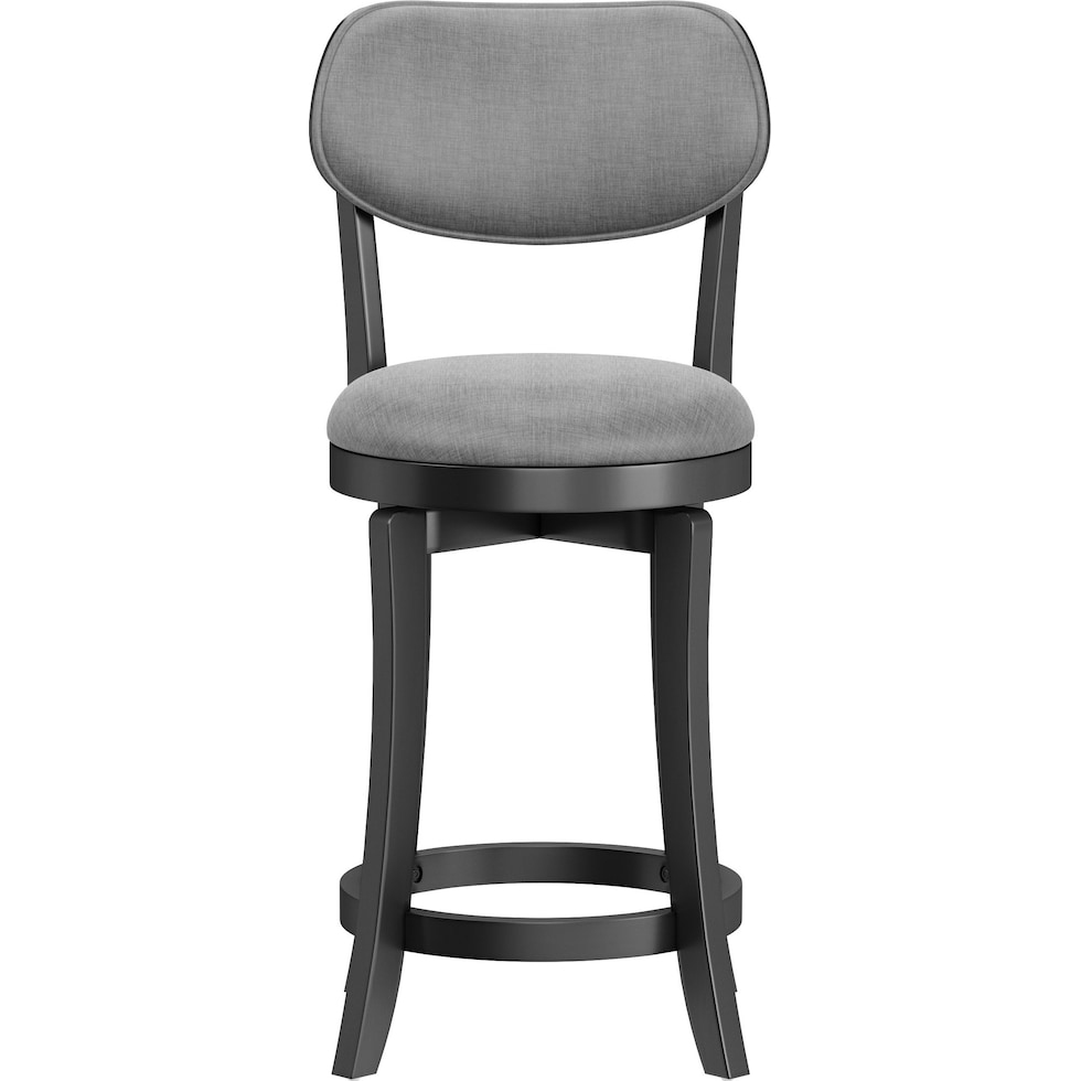 bari black counter height stool   