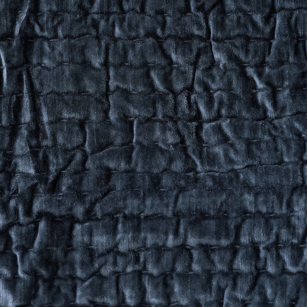 bari blue king quilt   