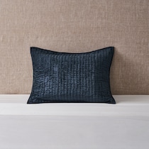 bari blue pillow sham   