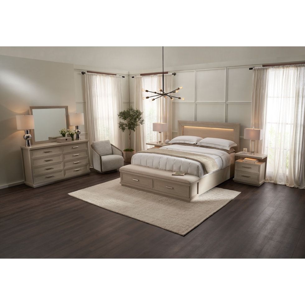 bari cream pillow sham   