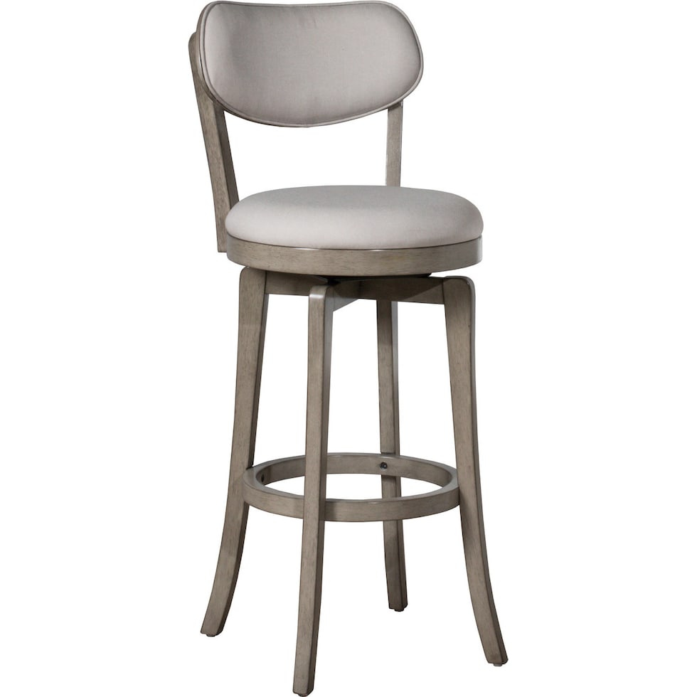 bari gray bar stool   