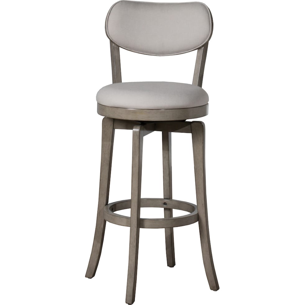 bari gray bar stool   