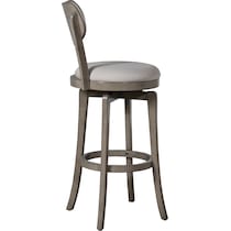 bari gray bar stool   