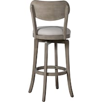 bari gray bar stool   