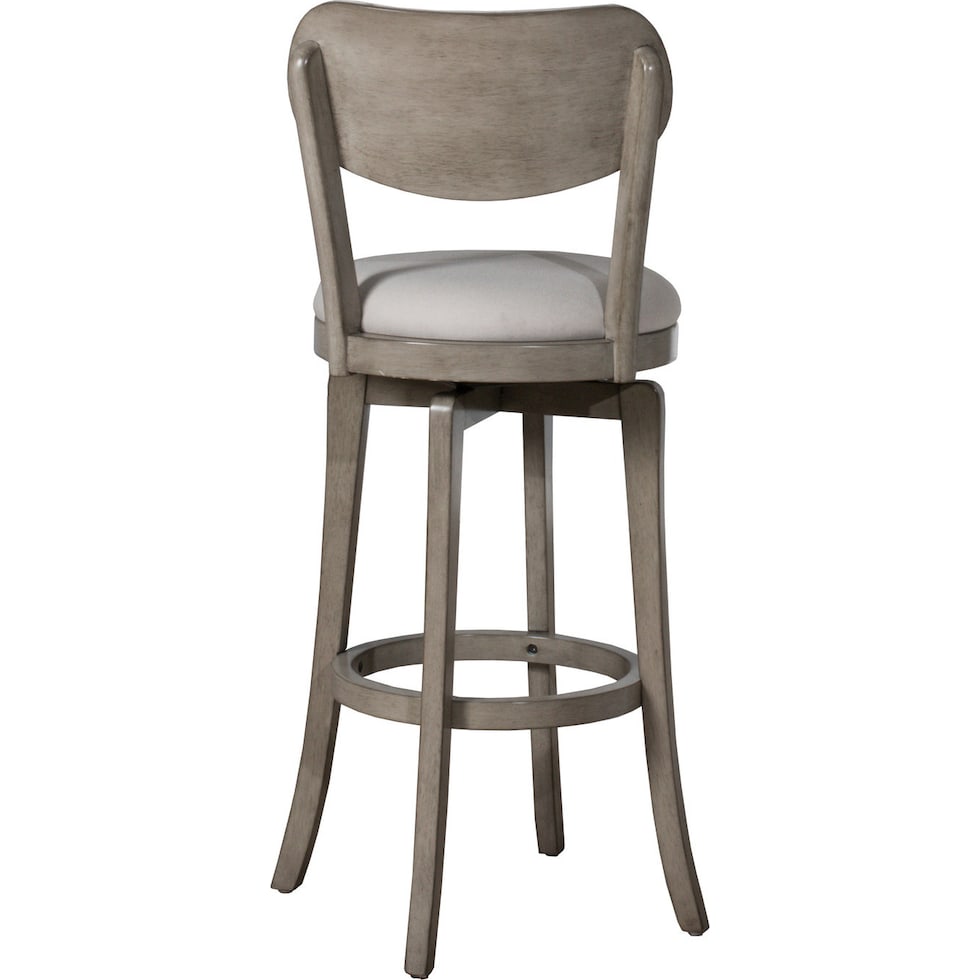 bari gray bar stool   