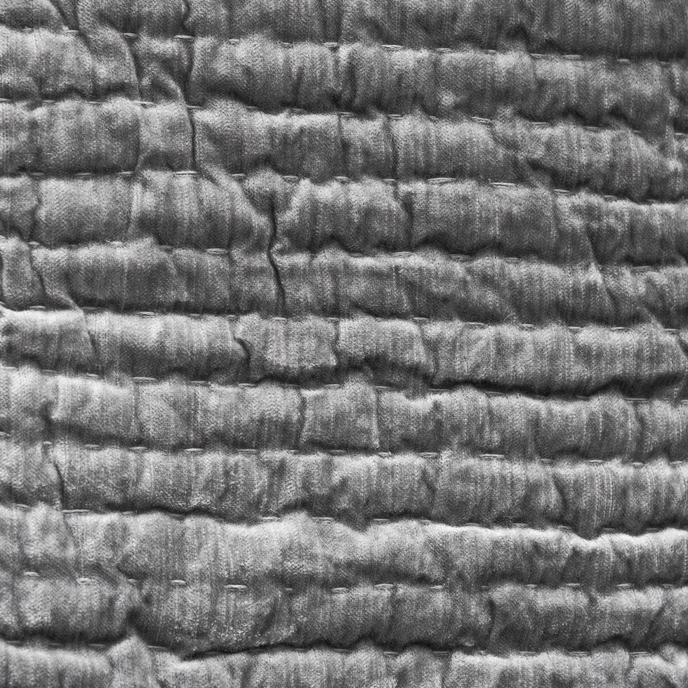 bari gray pillow sham   