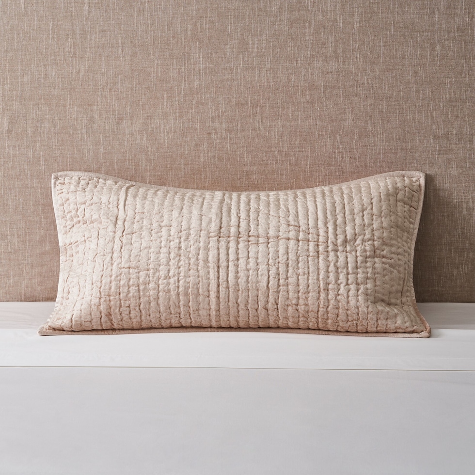bari pink pillow sham   