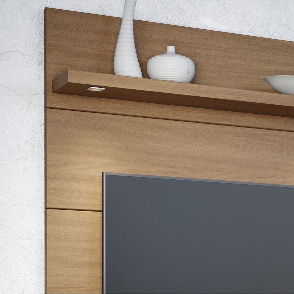 barlow off white maple entertainment wall unit   