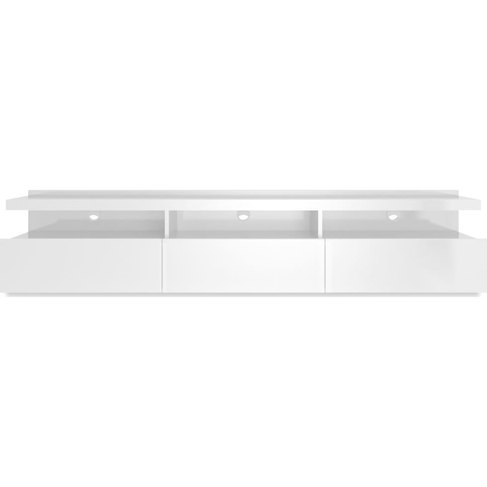 barlow white entertainment wall unit   