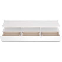 barlow white entertainment wall unit   
