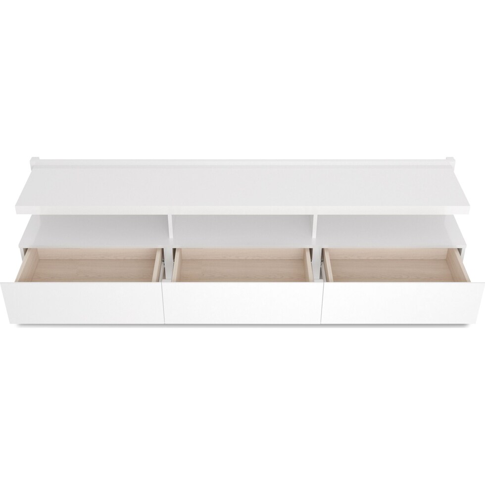 barlow white entertainment wall unit   