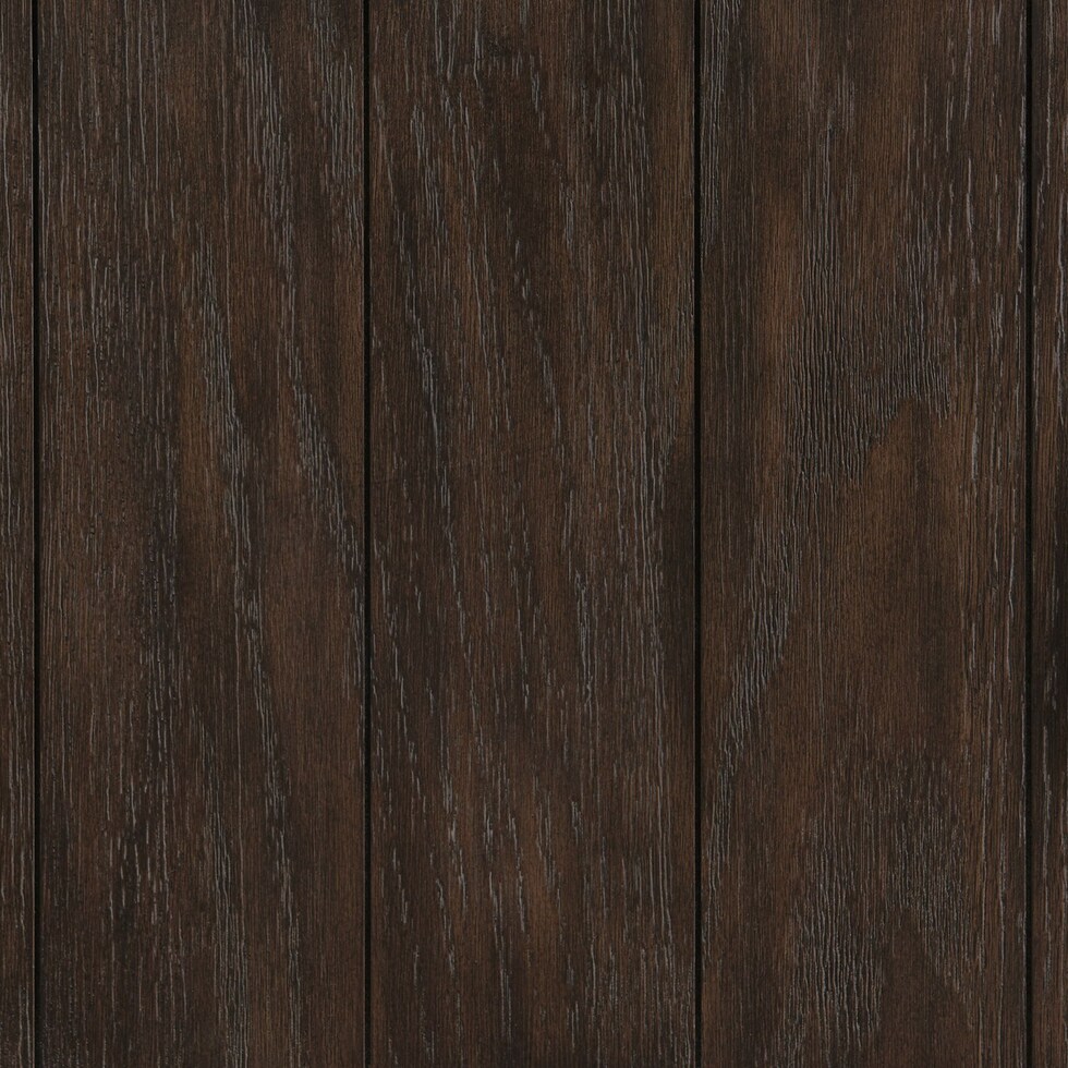 barn door dark brown king bed   