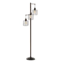 barnes bronze floor lamp   