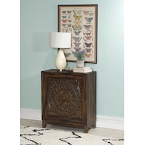 barnett dark brown accent cabinet   