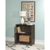 barnett dark brown accent cabinet   