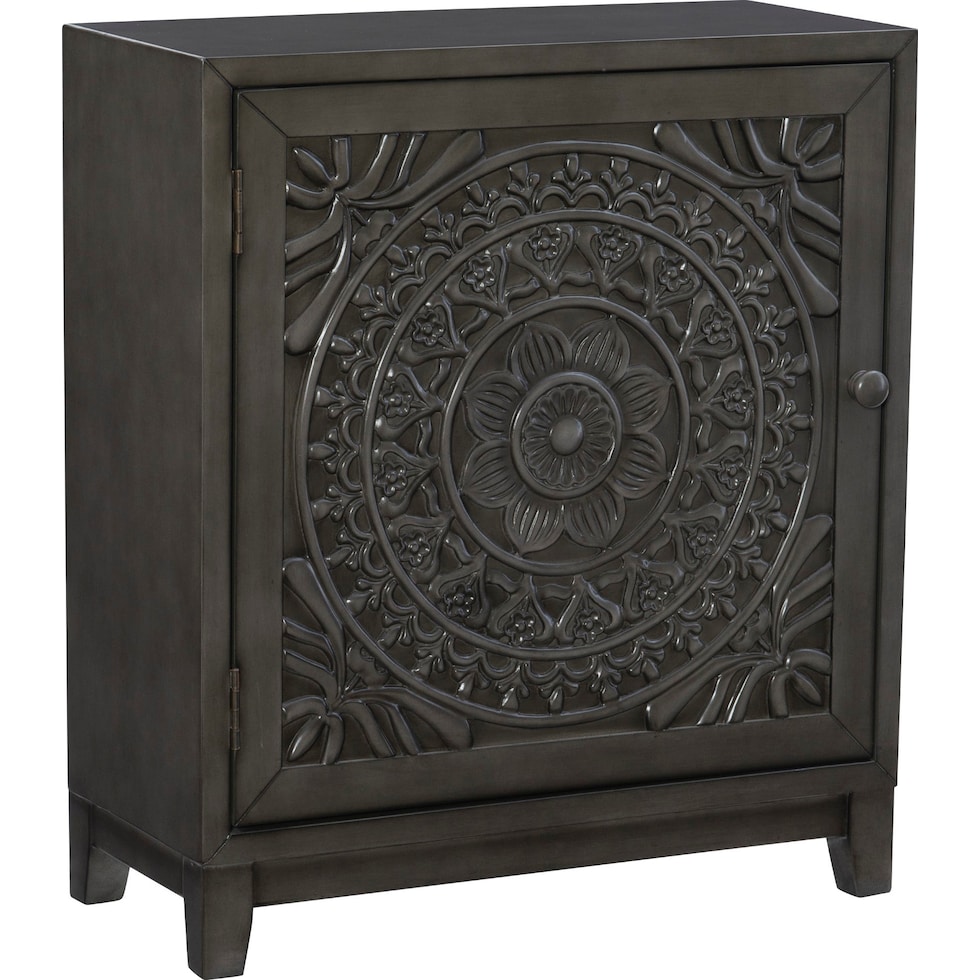 barnett gray accent cabinet   