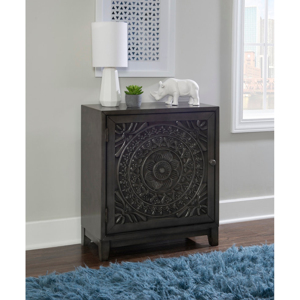 barnett gray accent cabinet   