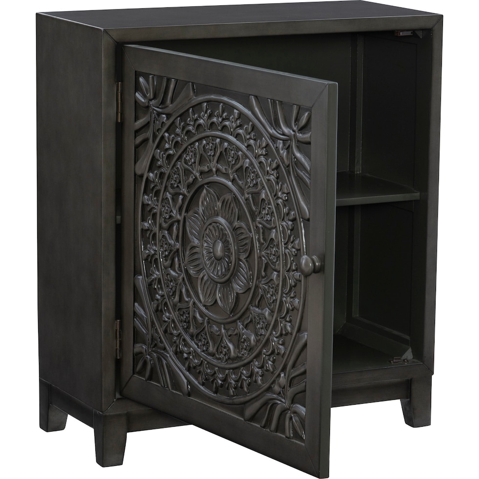 barnett gray accent cabinet   