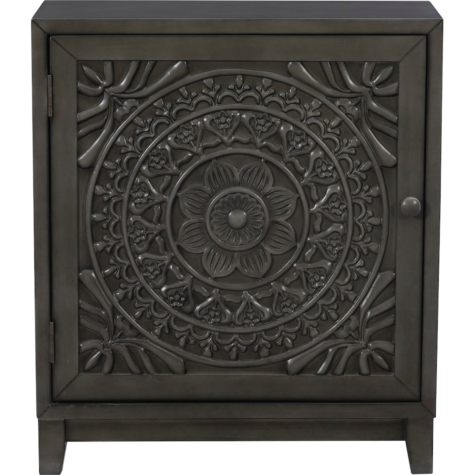 barnett gray accent cabinet   