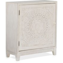 barnett white accent cabinet   