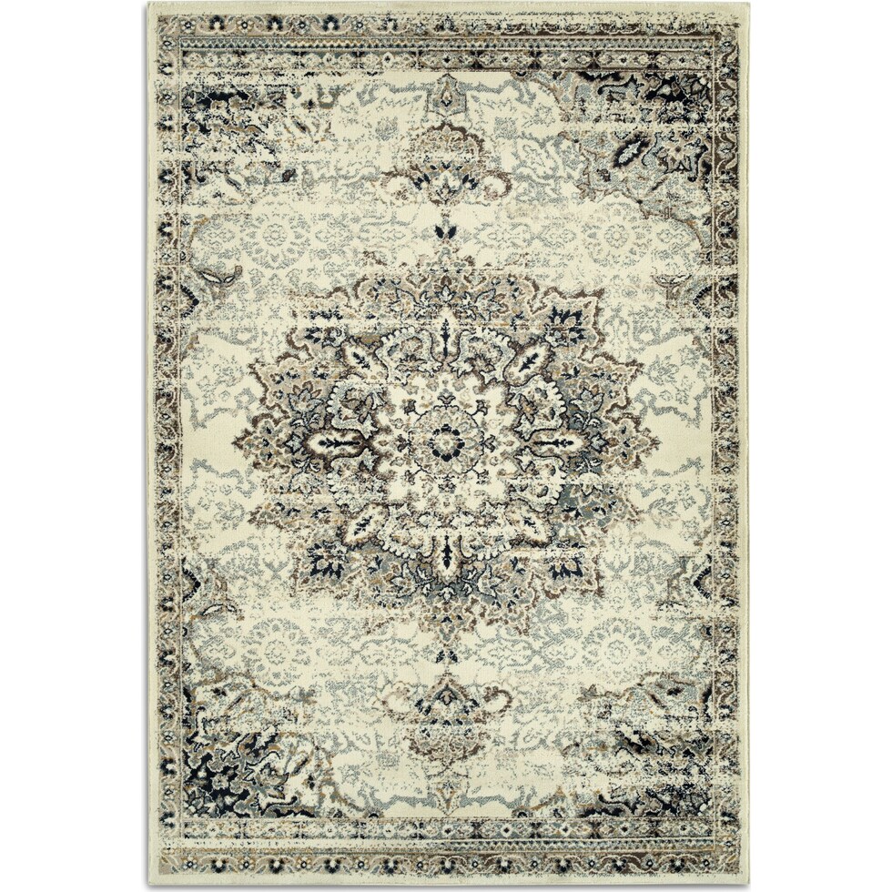 barrera white area rug  x    