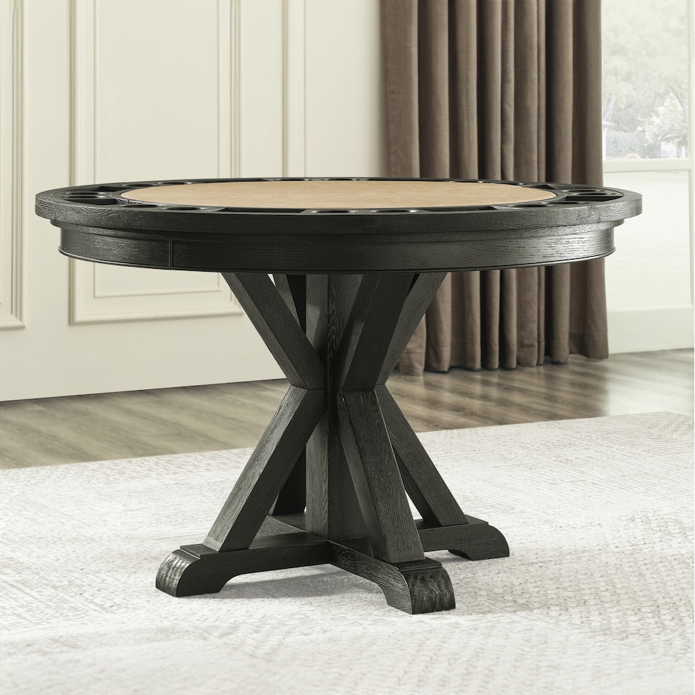 barrett black gaming table   
