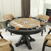 barrett black gaming table   