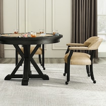 barrett black gaming table   