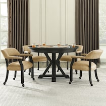 barrett black gaming table   