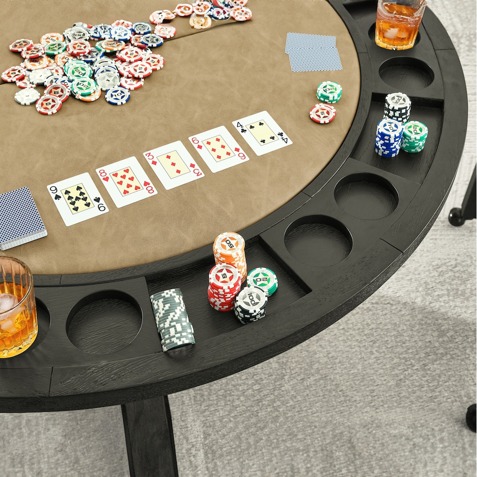 barrett black gaming table   