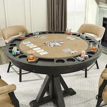 barrett black gaming table   