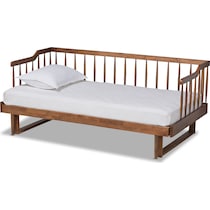 barrett dark brown twin bed   