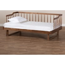 barrett dark brown twin bed   