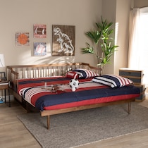 barrett dark brown twin bed   